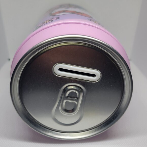 Hello Kitty Tin Can Coin Bank 2025 The Tin Box Company New Sanrio Pink 7.75 x 4 - Picture 8 of 8